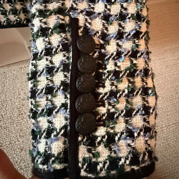 VERONICA BEARD Gorgeous Tweed Dickey Jacket Blazer Sz 6 $698 NEW!! - Picture 9 of 10